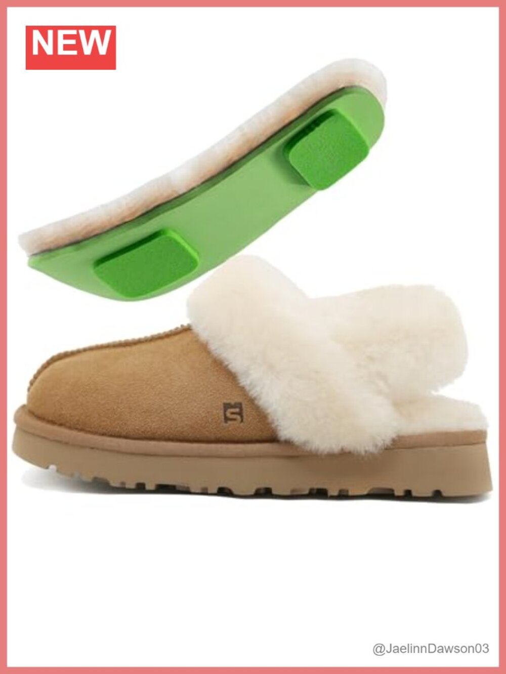 Australian Sheepskin Slippers Women Memory Foam Removable Strap Slide Slippers
